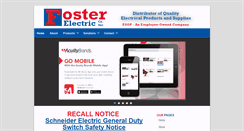 Desktop Screenshot of fosterelectric.com